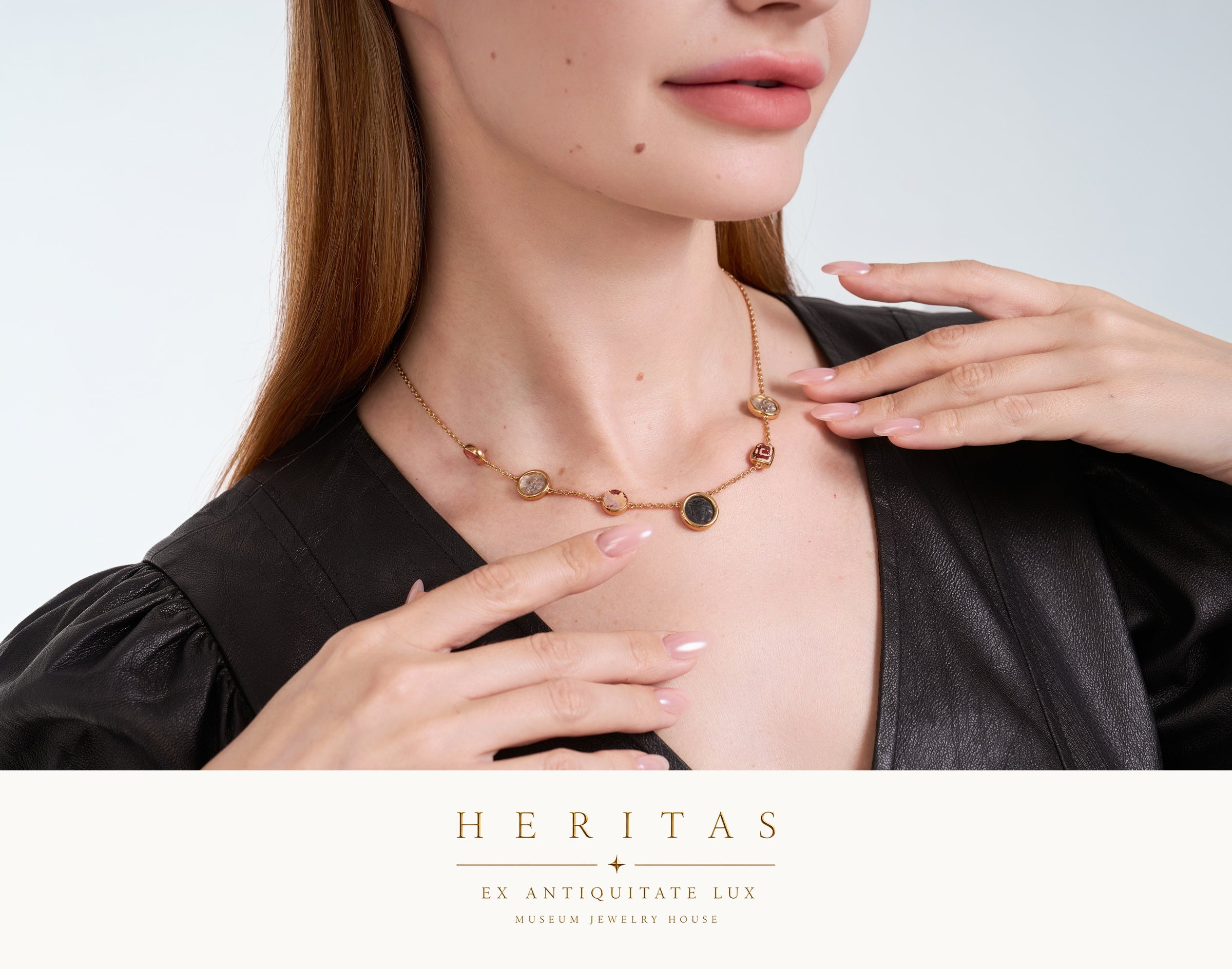 HERITAS editorial ancient coin necklace